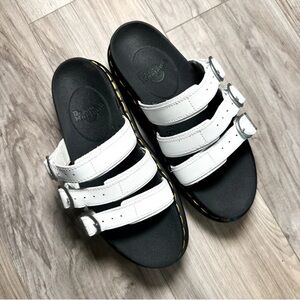 Doc Martens Blaire Leather Slide Sandals